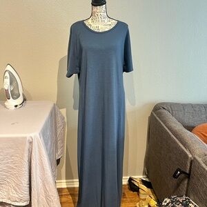 LuLaRoe Classic Blue Maxi Dress